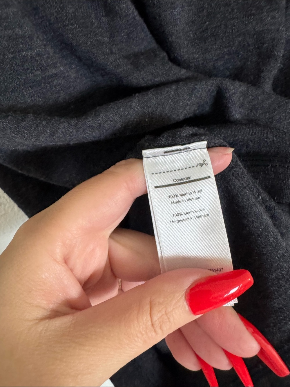Smartwool grey knit wool thermal base layer Long sleeve - Picture 4 of 4